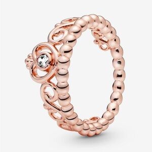 Pandora Rose Gold Princess Ring